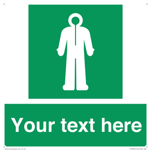 Custom sign safe condition Survival clothing